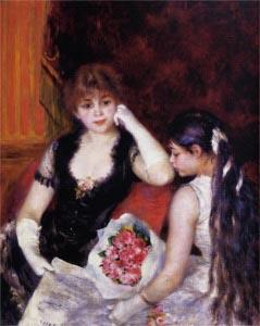Pierre-Auguste Renoir At the Concert a Box at the Opera Norge oil painting art